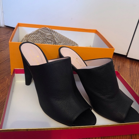 Kate Spade black heals - Picture 7 of 10